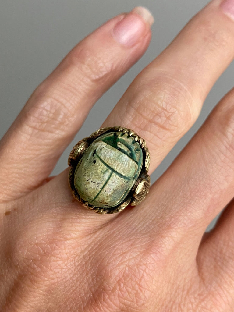 Faience ring on sale